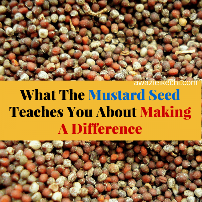 I Am The Mustard Seed Meaning